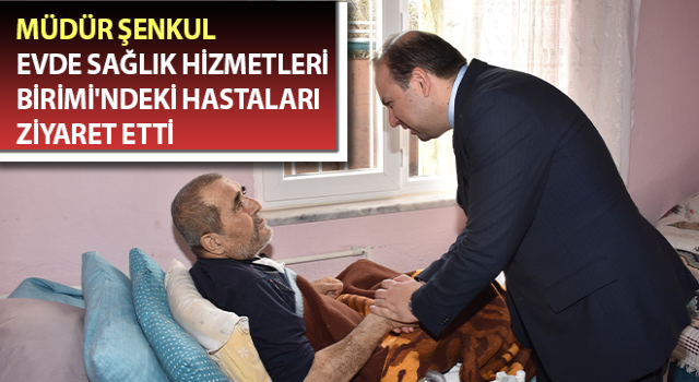 Aydın'da evde sağlık hizmeti alan vatandaşlar yalnız bırakılmıyor