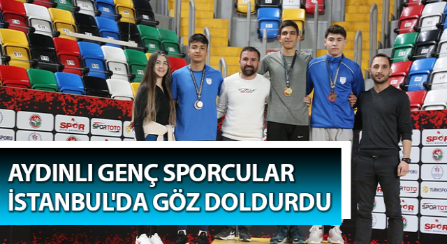 Aydınlı genç sporcular İstanbul'da göz doldurdu