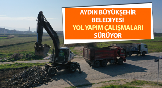 Büyükşehir Belediyesi, yol yapım çalışmaları sürüyor