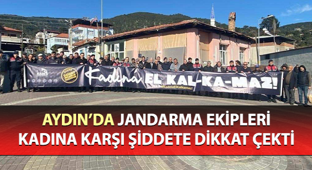 Jandarma, kadına karşı şiddete dikkat çekti