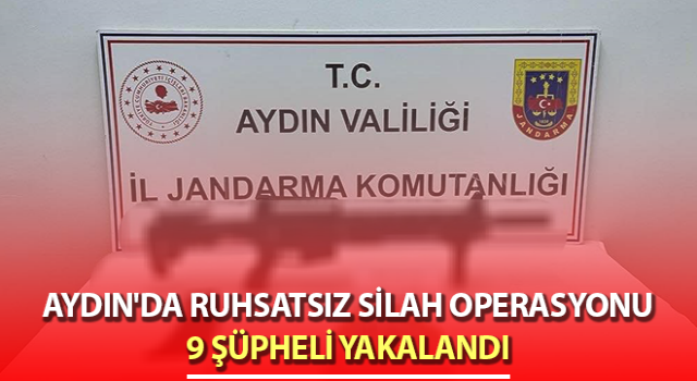 Jandarma silah kaçakçılığına geçit vermedi