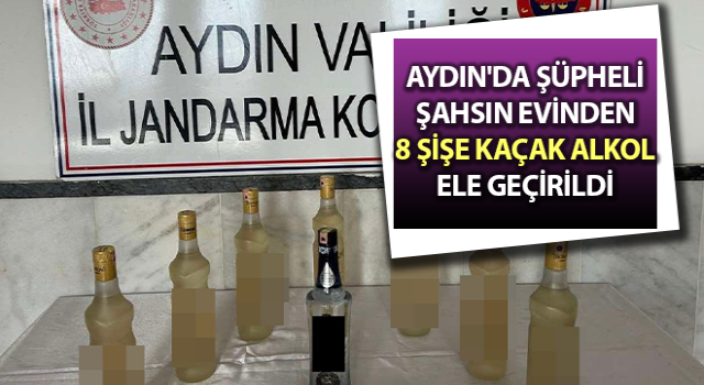 Kuyucak’ta kaçak alkol ele geçirildi