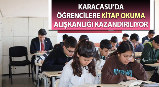 Öğrencilere kitap okuma alışkanlığı kazandırılıyor