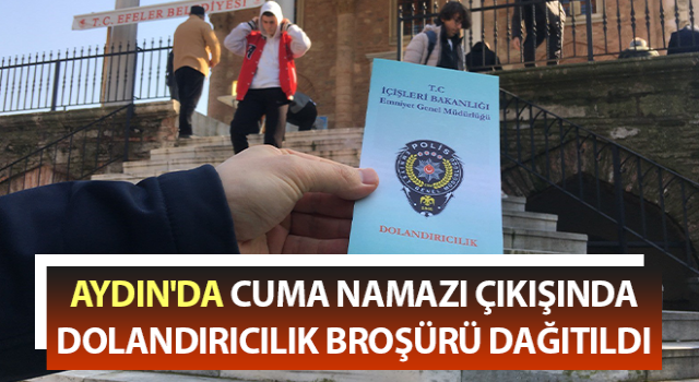 Polis, Cuma Namazı çıkışı vatandaşı bilgilendirdi