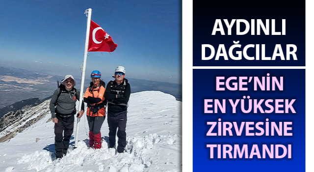 Aydınlı dağcılar, Honaz Dağı’na tırmandı