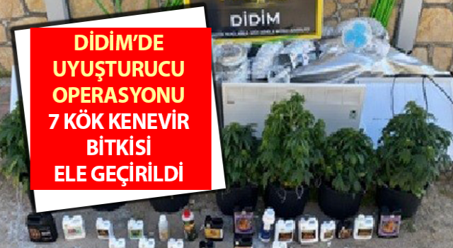 Didim’de uyuşturucu operasyonu