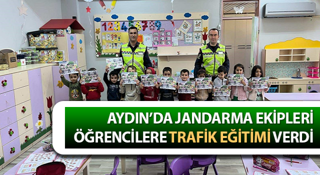 Jandarmadan öğrencilere trafik eğitimi