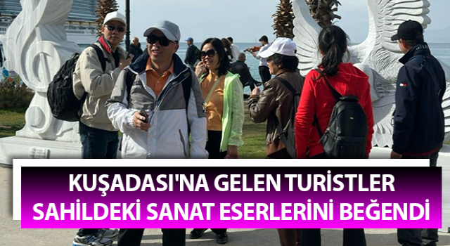 Kuşadası'na Sun Princess ile binlerce turist geldi