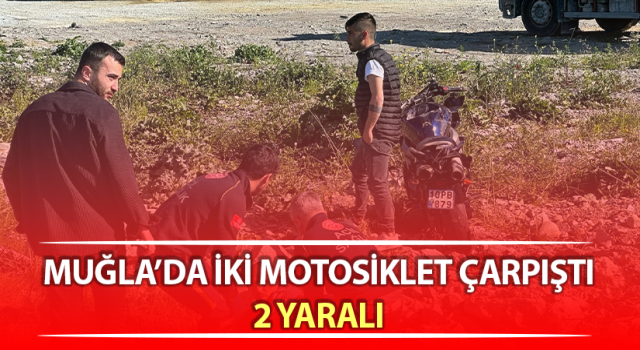 Milas’ta iki motosiklet çarpıştı: 2 yaralı