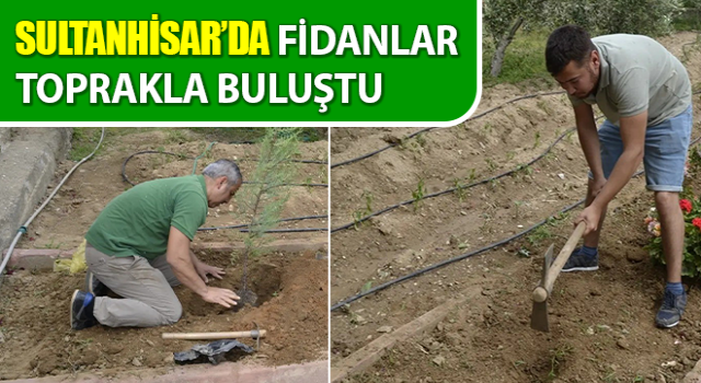 Aydın’da fidanlar toprakla buluştu