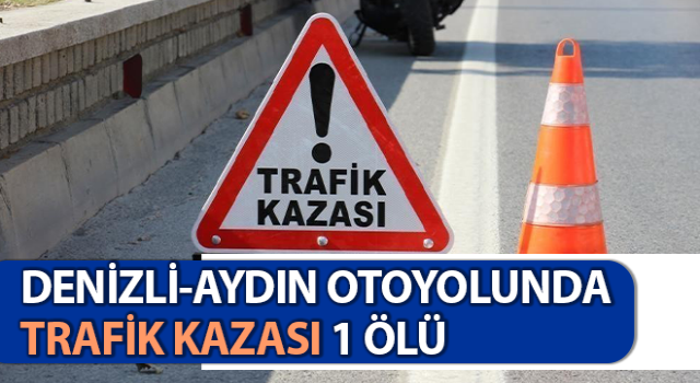 Aydın'da trafik kazası: 1 ölü