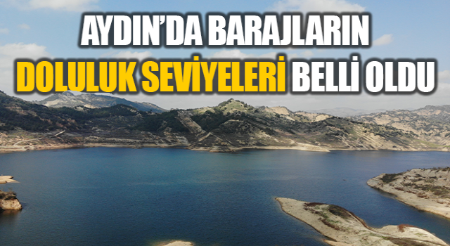 Barajların doluluk seviyeleri belli oldu