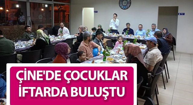 Çine'de çocuklar iftarda buluştu