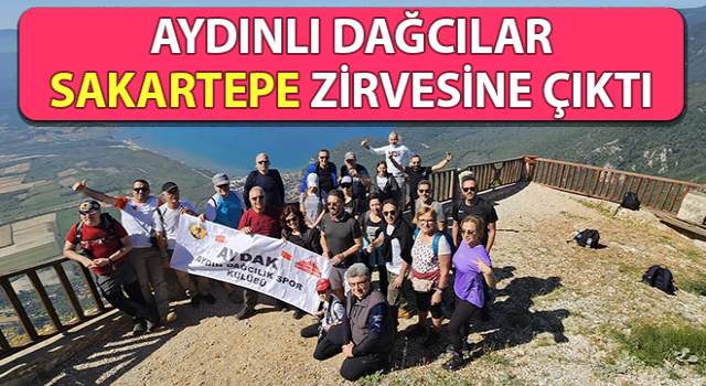 Dağcılar, Sakartepe zirvesine çıktı