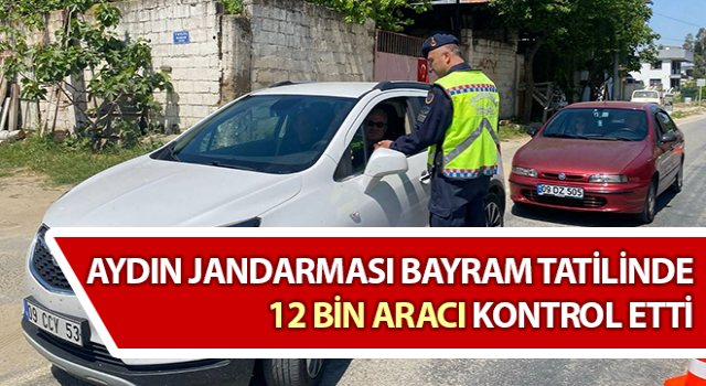 Jandarma ekipleri 12 bin aracı kontrol etti