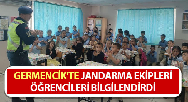 Jandarma ekipleri öğrencileri bilgilendirdi