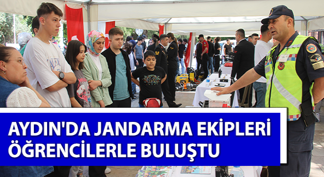 Jandarma ekipleri öğrencilerle bir araya geldi