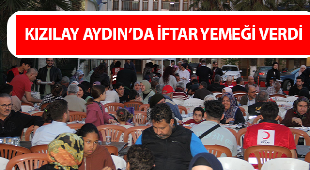 Kızılay Aydın’da iftar yemeği verdi