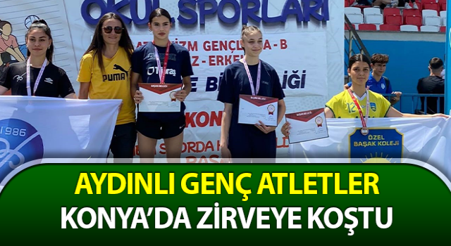 Aydınlı genç sporcular, şampiyonadan madalyalarla döndü