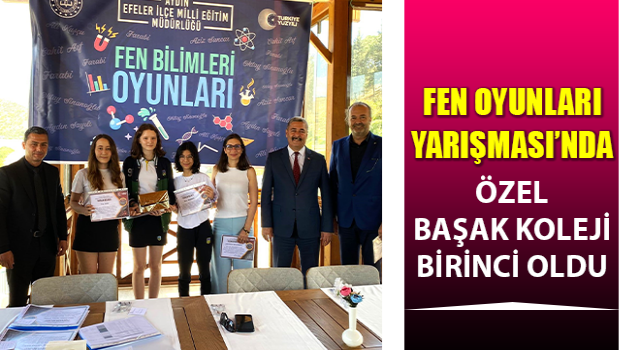 Fen Oyunları Yarışması’nda Özel Başak Koleji birinci oldu