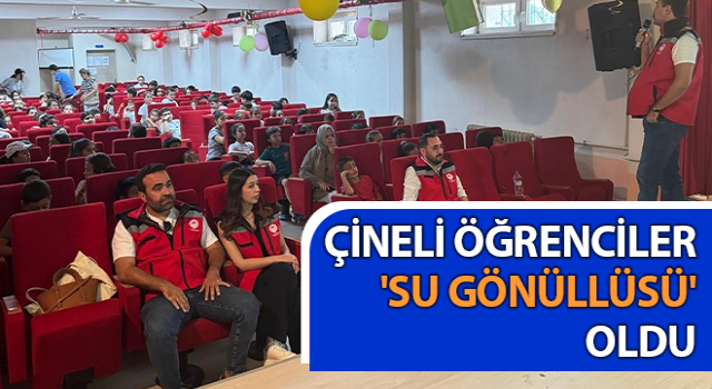 ilkokul öğrencileri 'Su gönüllüsü' oldu