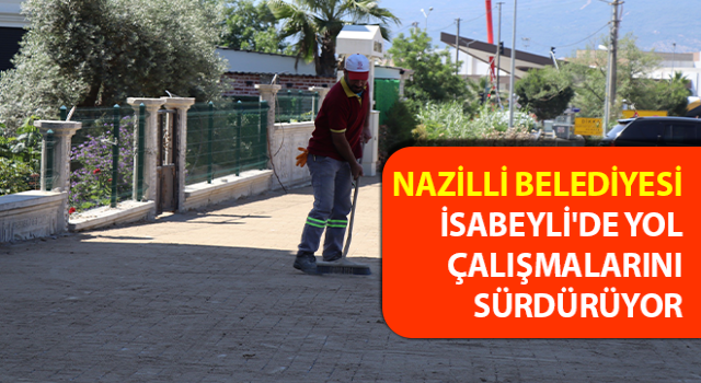 İsabeyli'de yol çalışmaları sürüyor