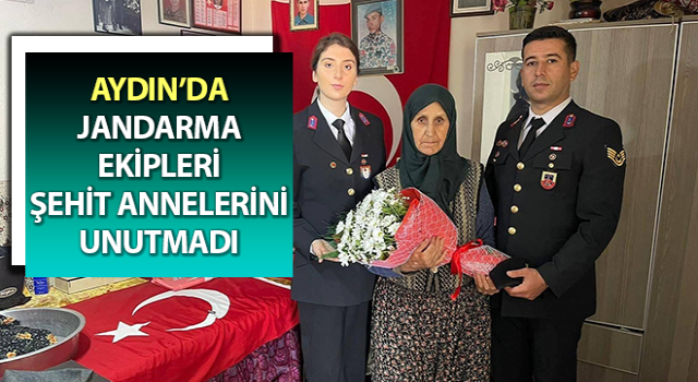 Jandarma şehit annelerini unutmadı