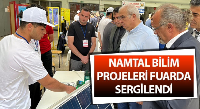 NAMTAL bilim projeleri fuarda sergilendi