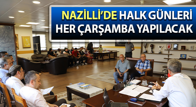 Nazilli’de halk günleri her Çarşamba yapılacak