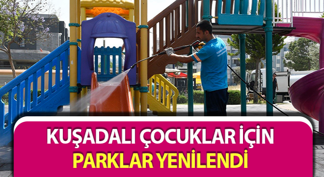 Parklarda bakım ve temizlik çalışması sürüyor