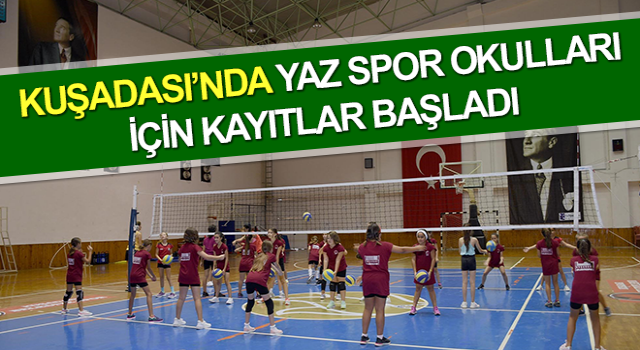 Yaz spor okulları için kayıtlar başladı