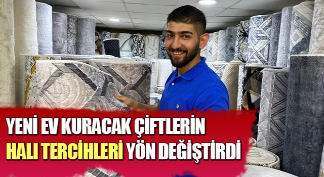 Yeni ev kuracak çiftlerin halı tercihleri yön değiştirdi