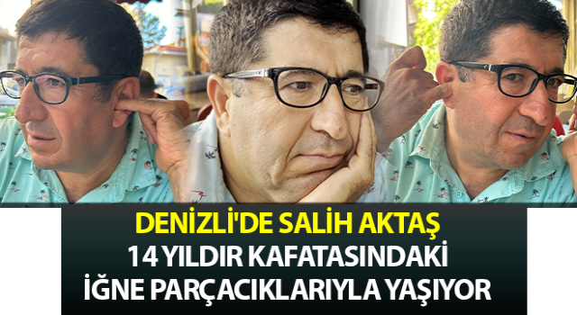 14 yıldır kafatasındaki iğne parçacıklarıyla yaşıyor