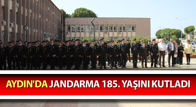 Aydın'da jandarma 185. yaşını kutladı