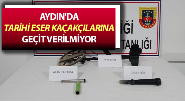 Aydın'da tarihi eser kaçakçılarına geçit verilmiyor