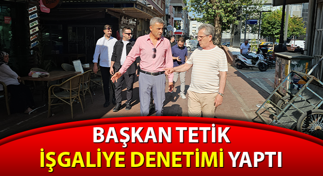 Başkan Tetik işgaliye denetimi yaptı