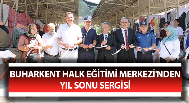 Buharkent Halk Eğitimi Merkezi'nden yıl sonu sergisi