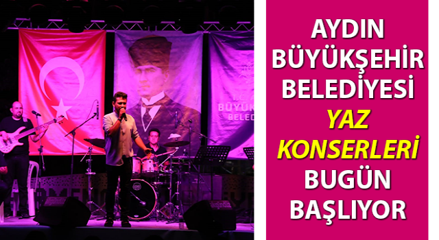 Büyükşehir Yaz Konserleri bugün başlıyor