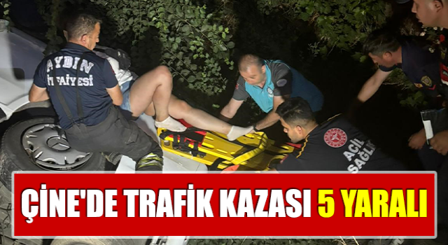 Çine'de trafik kazası: 5 yaralı