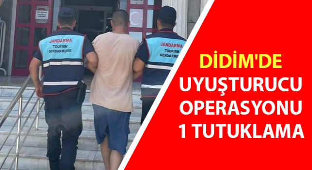 Didim'de uyuşturucu operasyonu: 1 tutuklama