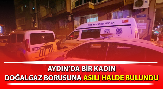 Doğalgaz borusuna asılı halde bulundu