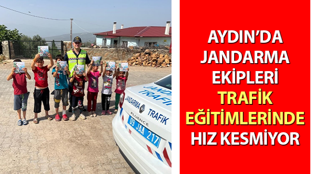 Jandarma trafik eğitimlerinde hız kesmiyor