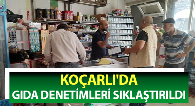 Koçarlı'da gıda denetimleri gerçekleştirildi