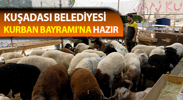 Kuşadası Belediyesi Kurban Bayramı'na hazır