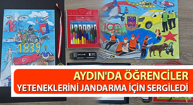 Öğrenciler, yeteneklerini jandarma için sergiledi