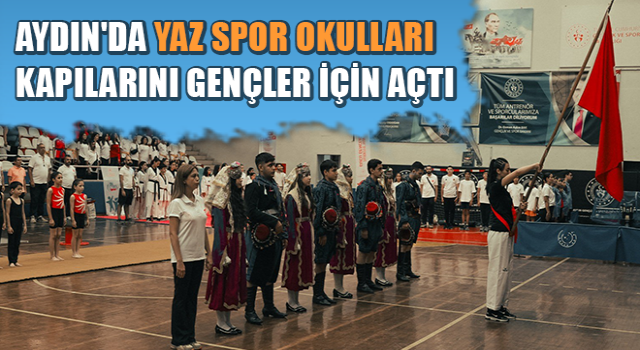 Yaz Spor Okulları, kapılarını gençler için açtı