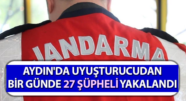 Aydın'da 27 şüpheli şahıs yakalandı