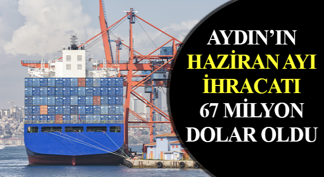 Aydın’ın ihracatı 67 milyon dolar oldu