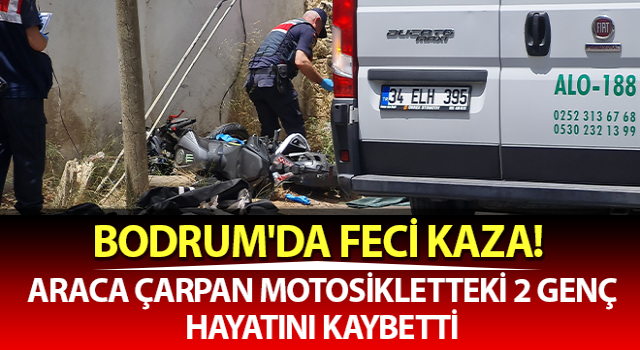 Bodrum'da feci kaza!