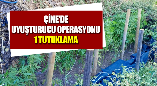 Çine'de uyuşturucu operasyonu: 1 tutuklama